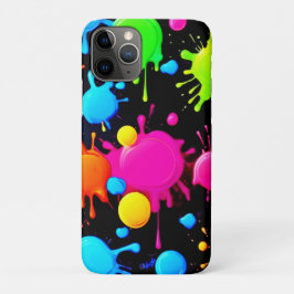 Vetgedrukte en heldere verfspatten Case-Mate iPhone case