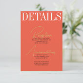 Vetgedrukte en retro behuizing Kaart (Staand voorkant)