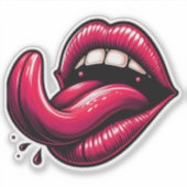 Vetgedrukte expressie van een levendige, Motivatie Sticker (Voorkant)