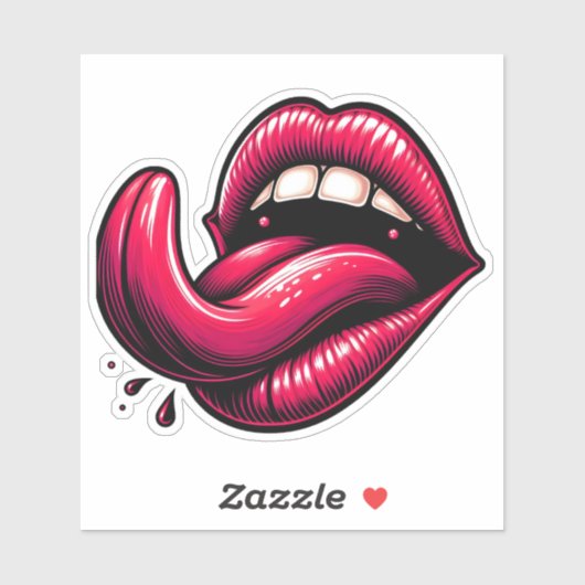 Vetgedrukte expressie van een levendige, Motivatie Sticker (Vel)