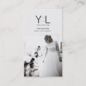 Vetgedrukte Fotograaf QR-code Social Media Foto Visitekaartje (Voorkant)