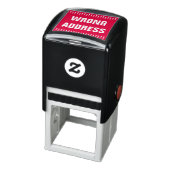 Vetgedrukte "FOUT ADRES" Zelfinkt Rubber Stamp Zelfinktende Stempel (Product)