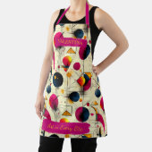 Vetgedrukte geometrische splash Schort met aangepa (Insitu)