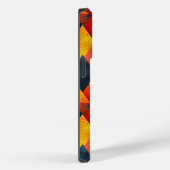 Vetgedrukte geometrische vlammen met aangepaste na Case-Mate iPhone case (Achterkant / Rechts)