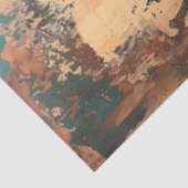 Vetgedrukte Haan Kippenolie Schilderij Decoupage Tissuepapier (Detail)