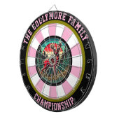 Vetgedrukte herten Target Forest Decor Dartbord (Voorkant Rechts)