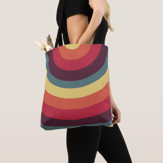 Vetgedrukte horizons tote bag