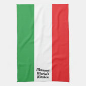 Vetgedrukte Italiaanse vlag Speciaal gepersonalise Theedoek (Verticaal)