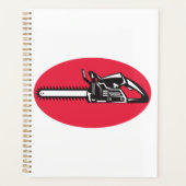 Vetgedrukte kettingzaag Lumberjack Logging Tool Planner (Voorkant)