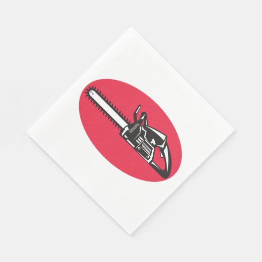 Vetgedrukte kettingzaag Lumberjack Logging Tool Servet (Hoek)