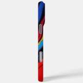 Vetgedrukte kleuren" Abstracte levendige lijnen Case-Mate iPhone Case (Achterkant / Rechts)