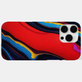 Vetgedrukte kleuren" Abstracte levendige lijnen Case-Mate iPhone Case (Achterkant (horizontaal))