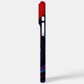 Vetgedrukte kleuren" Abstracte levendige lijnen Case-Mate iPhone Case (Achterkant / Links)