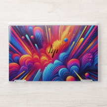 Vetgedrukte kleurrijke Abstracte explosie