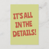 Vetgedrukte kleurrijke retro funky unieke bruiloft informatiekaartje (Achterkant)