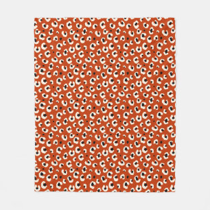 Vetgedrukte Leopard Print Stijlvolle Dierenfleece Fleece Deken