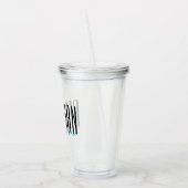 Vetgedrukte letters "Beste man" Persoonlijke bruil Acryl Drinkbeker (Links)