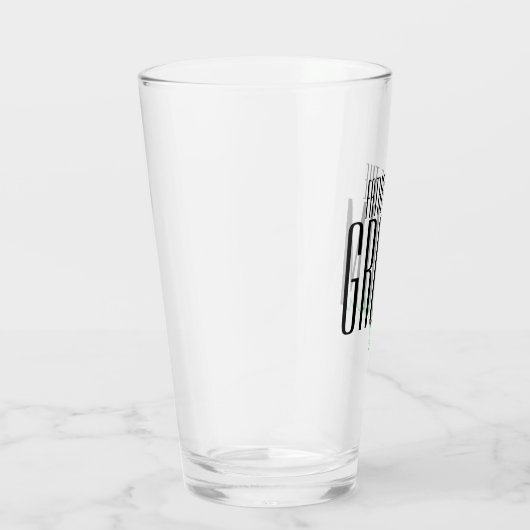 Vetgedrukte letters "Vader van de Groom" Wedding P Glas (Rechts)