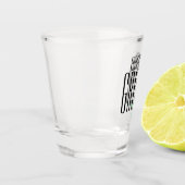 Vetgedrukte letters "Vader van de Groom" Wedding P Shot Glas (Links)