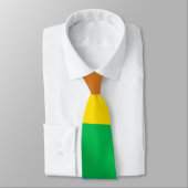 Vetgedrukte LGBT Pride Rainbow Necktie – Olieverf  Stropdas (Gebonden)