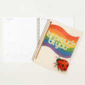 Vetgedrukte LGBTQ en trots Planner (Display)