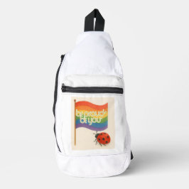 Vetgedrukte LGBTQ en trots Sling Bag