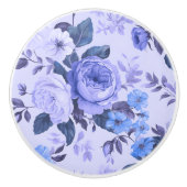 Vetgedrukte maagdenpalm statement kleur keramische knop (Voorkant)