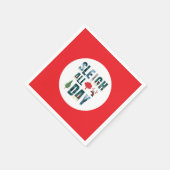 Vetgedrukte maskers Brieven Winterscènes 'Sleigh d Servet (Hoek)