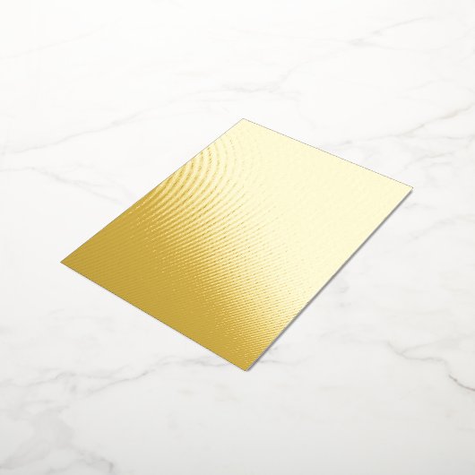 Vetgedrukte minimale huwelijksuitnodiging in Deep  Folie Uitnodiging Briefkaart (Gedraaid)