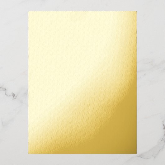 Vetgedrukte minimale huwelijksuitnodiging in Deep Folie Uitnodiging Briefkaart (Voorkant)