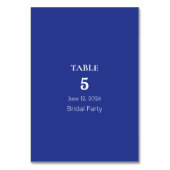 Vetgedrukte minimale huwelijksuitnodiging in Deep  Kaart (Voorkant)