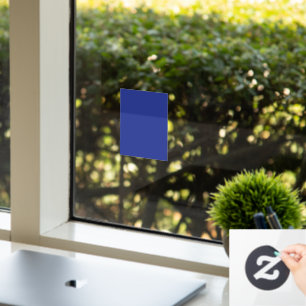 Vetgedrukte minimale huwelijksuitnodiging in Deep  Raamsticker