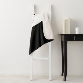 Vetgedrukte, moderne bewerkbare tekst | Zwart & Wi Sherpa Deken (In situ)