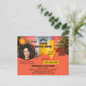 Vetgedrukte moderne vastgoedaanbieding briefkaart (Staand voorkant)