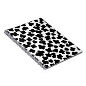 Vetgedrukte monochrome vormen Notitieboek (Rechterzijde)