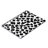 Vetgedrukte monochrome vormen Notitieboek (Linkerzijde)