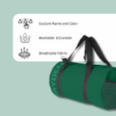 Vetgedrukte naam Gym | Monogram Mannen & Vrouwen D Plunjezak