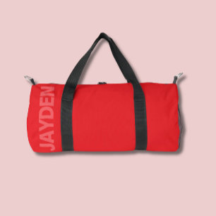 Vetgedrukte naam Gym   Monogram Mannen & Vrouwen D Plunjezak