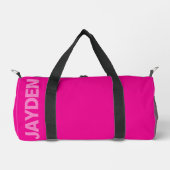 Vetgedrukte naam Gym | Monogram Mannen & Vrouwen D Plunjezak (Voorkant)