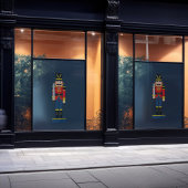 Vetgedrukte notenkrakervenster sticker