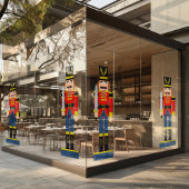 Vetgedrukte notenkrakervenster sticker