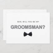 Vetgedrukte ontwerpkaart kaart (Voorkant / Achterkant)