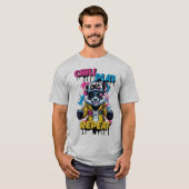 Vetgedrukte Pixel Panda Style T-shirt (Voorkant volledig)