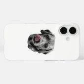 Vetgedrukte Red-Tongue-loyaliteit in inktdetails Case-Mate iPhone Case (Achterkant (horizontaal))