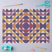 Vetgedrukte retro cirkels weefsel papier (Craft)