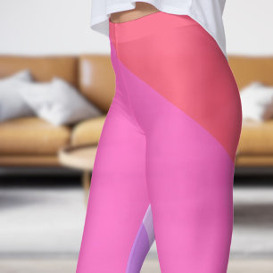Vetgedrukte rode fade Abstract Leggings