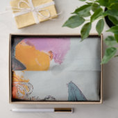 Vetgedrukte rode heks met drankjes Decoupage Tissuepapier (Geschenk)