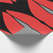 Vetgedrukte rode lippen Pop Art Cadeaupapier