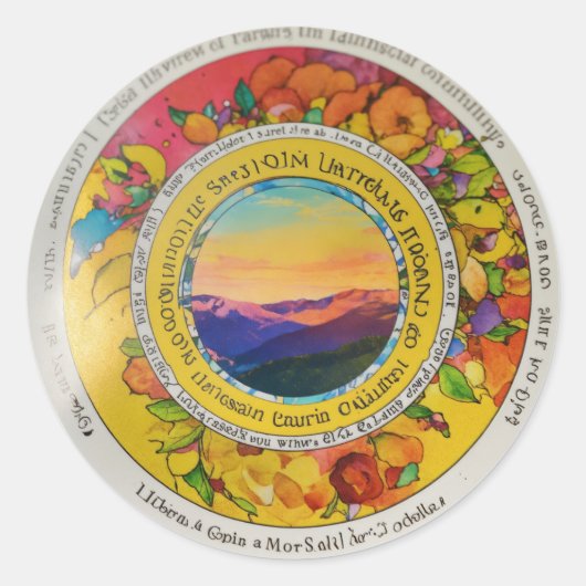Vetgedrukte Sticker (Voorkant)
