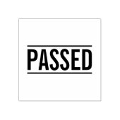 Vetgedrukte stijl - Geslaagd - Bedrijf/bedrijfsnaa Rubberstempel (Afrduk)